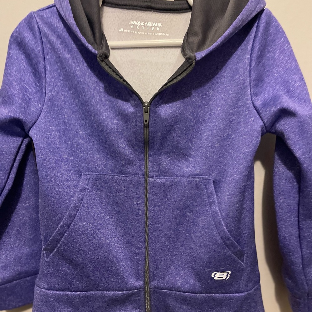Girls Skechers Hoodie with Zipper